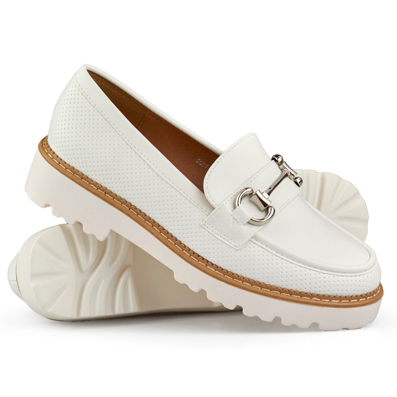 Scarpe platform da donna bianche bianca