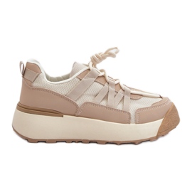 Scarpe Sportive da Donna Sneakers Beige Phyrena