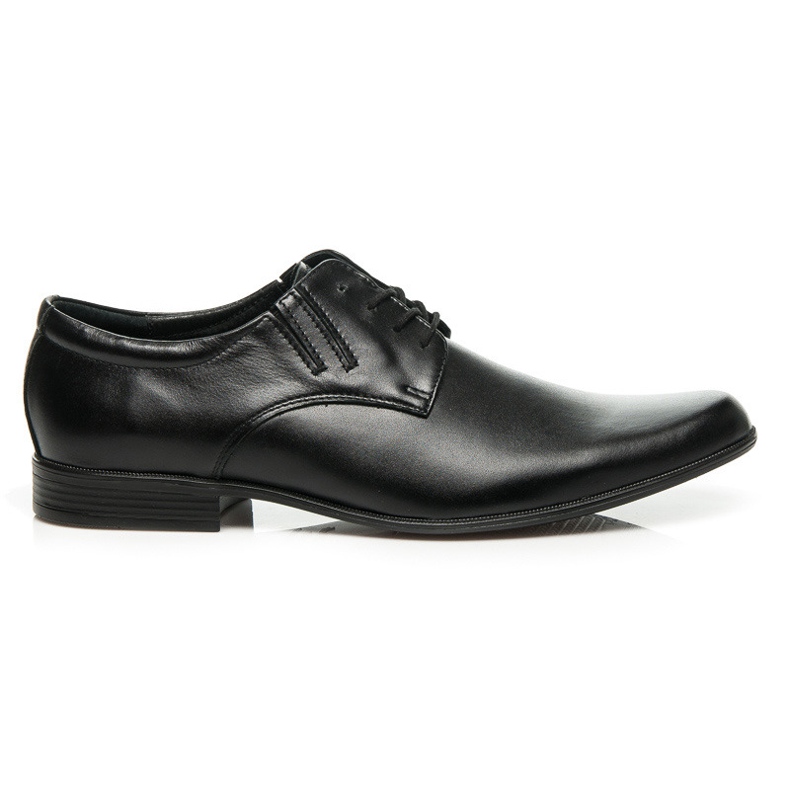 Lucca Stivali bassi in pelle formale nero