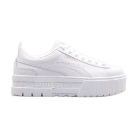 Scarpe Puma Mayze Lth Jr 384527-01 bianco