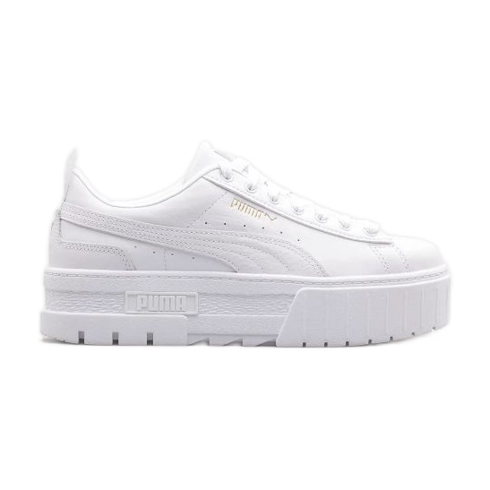 Scarpe Puma Mayze Lth Jr 384527-01 bianca