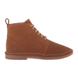 Marco Shoes Stivaletti con treccia marrone