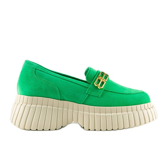 Scarpe Karino in camoscio verde