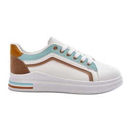 Sneakers Da Donna Con Glitter Blu Elnami