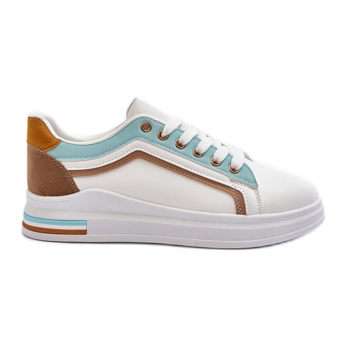 Sneakers Da Donna Con Glitter Blu Elnami