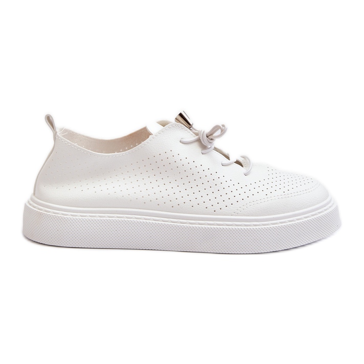 Sneakers Traforate da Donna Bianche Unassemia bianca