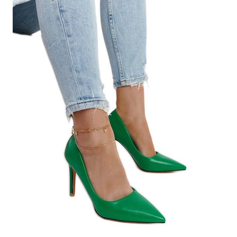 Tacchi alti Yassira classici verdi verde