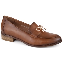 Scarpe basse da donna marroni Potocki SZ12379 marrone