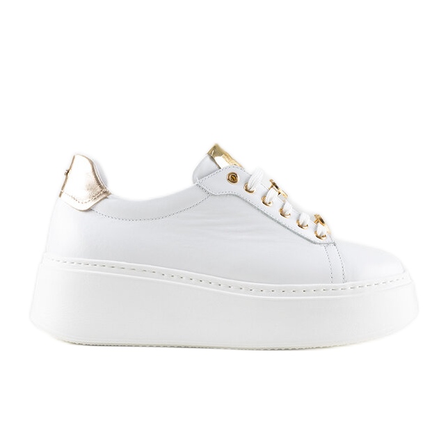 Sneaker Karino in pelle bianca