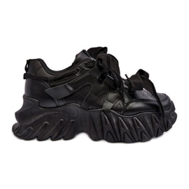 Sneakers da Donna con Suola Grossa Nera Ellerai nero