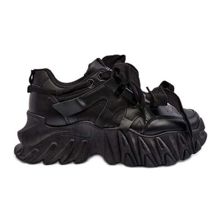 Sneakers da Donna con Suola Grossa Nera Ellerai nero
