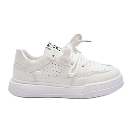 Sneakers da Donna in Eco Pelle Bianca Avanalis