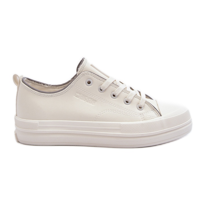 Sneakers da donna in ecopelle Big Star NN274847 Bianco bianca