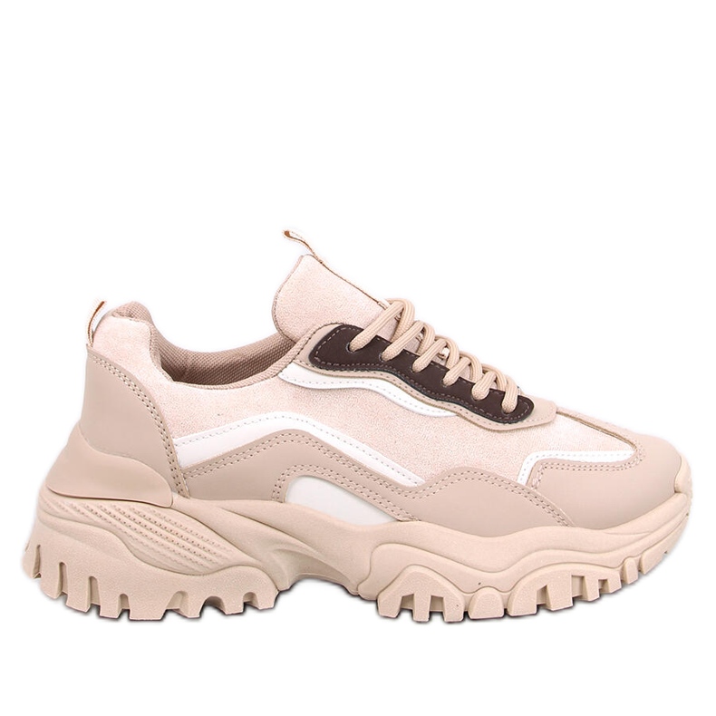 Scarpe da ginnastica da donna Lammes Khaki beige
