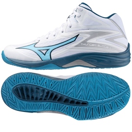 Scarpe da pallavolo Mizuno Thunder Blade Z Mid M V1GA237521 bianca