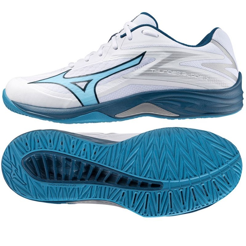 Scarpe da pallavolo Mizuno Thunder Blade Z V1GA237021 bianca
