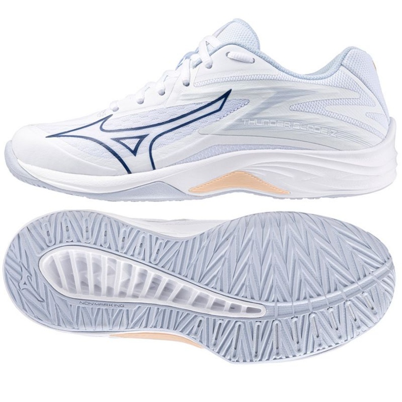 Scarpe da pallavolo Mizuno Thunder Blade Z V1GC237000 bianca