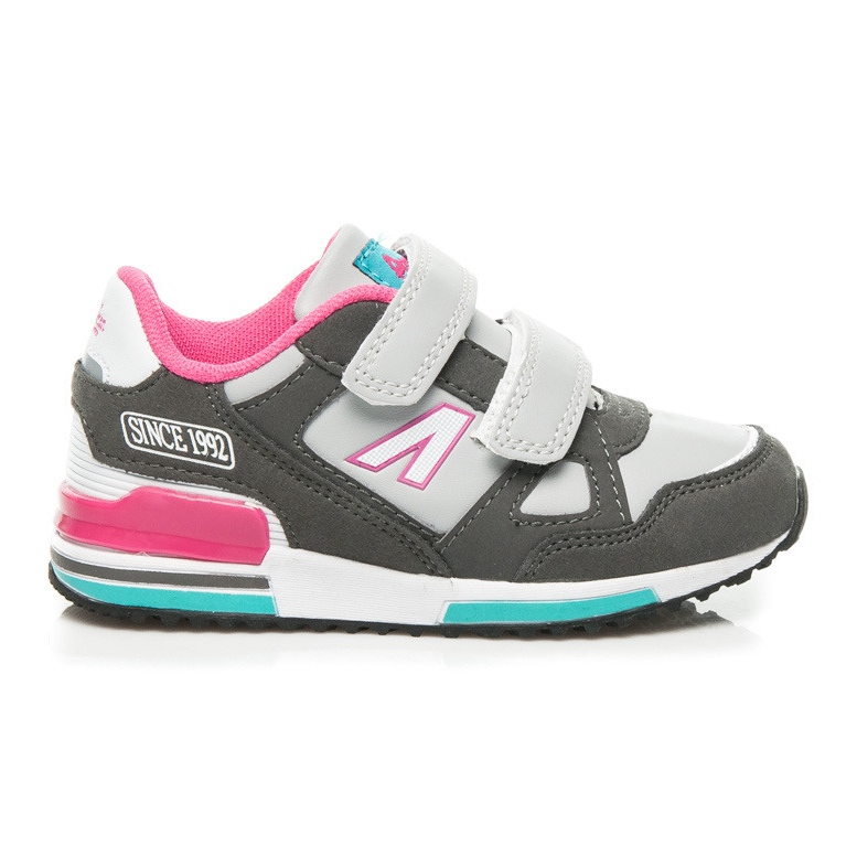 American Club Scarpe da ginnastica. Velcro grigio
