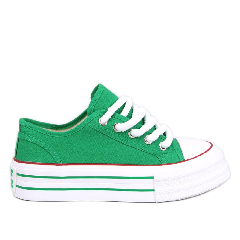 Sneaker Moorel colore verde con doppia suola