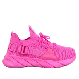 Sneakers a calzino Wades fucsia rosa