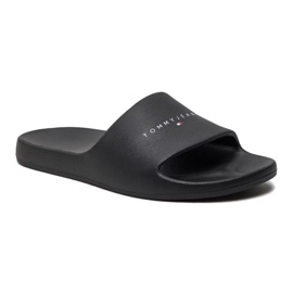 Tommy Hilfiger Tjw Stampato Pu Pool Slide M EN0EN02693 Infradito Bds nero nero