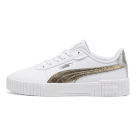 Puma Scarpe Carina 2.0 Metallic Shine 39509601 bianca