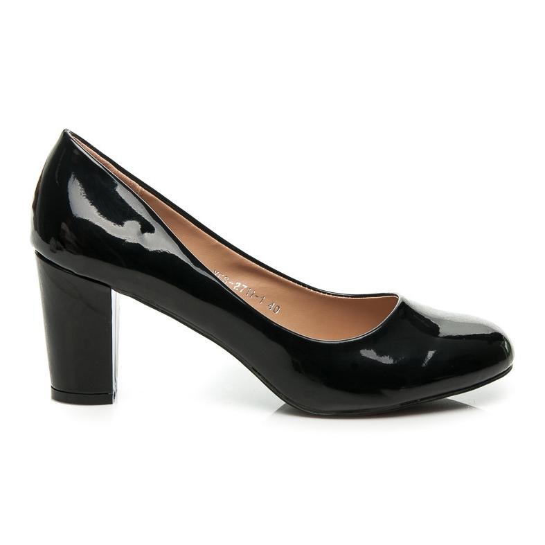 Yes Mile Décolleté laccate nero