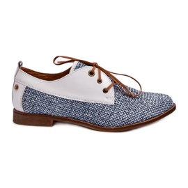 Scarpe Basse in Pelle da Donna Maciejka 06461-17 Blu