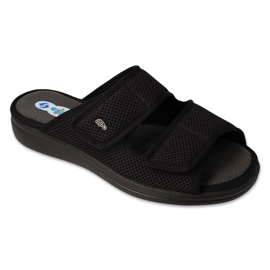 Ciabatte da uomo in pu Dr.Orto Befado 083M001 nere nero