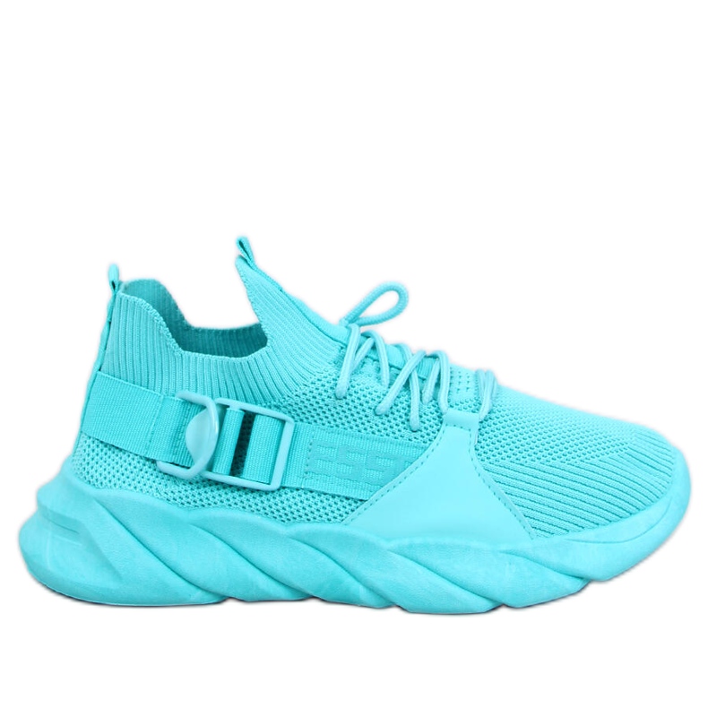 Scarpe da ginnastica a calzino Wades color ciano blu