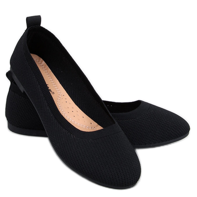 Cavaday Ballerine a calzino nere nero