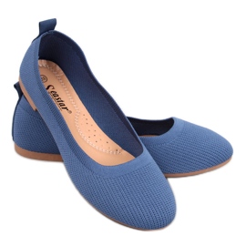 Cavaday Ballerine a calzino blu
