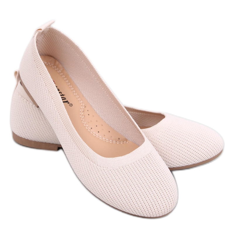 Cavaday Ballerine a calzino beige