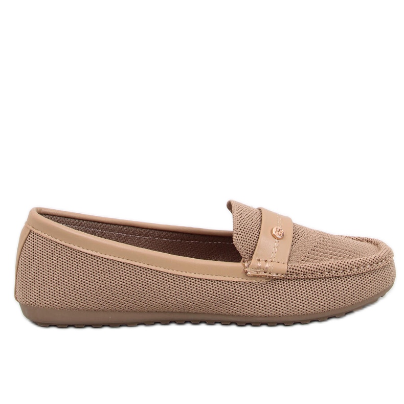 Morbidi mocassini da donna Yuriko Kaki beige