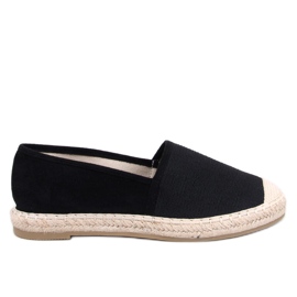 Haydon Espadrillas in tela nera da donna nero