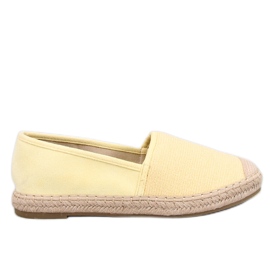 Espadrillas Haydon in tela gialla da donna giallo