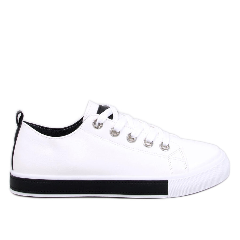 Sneakers da donna Rounds BIANCO/NERO bianca