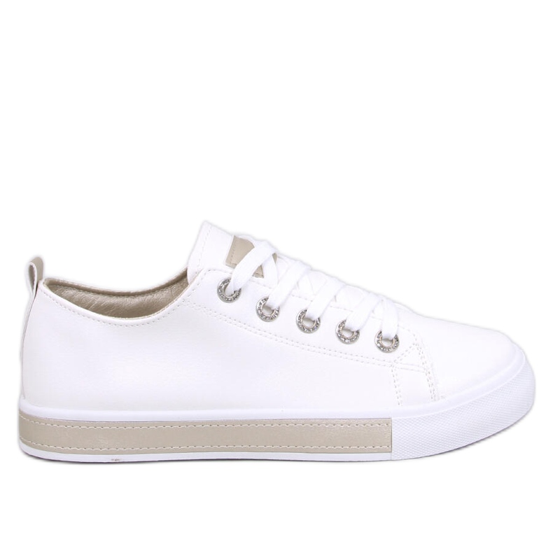 Sneakers Rounds Bianco Oro da donna bianca