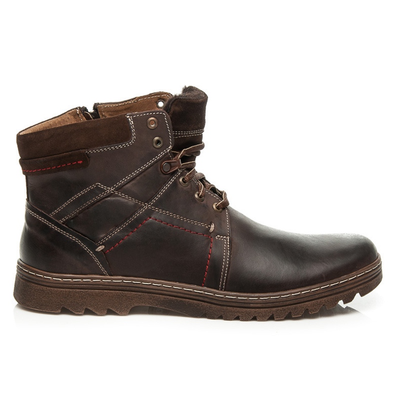 Lucca Scarpe invernali da uomo marrone