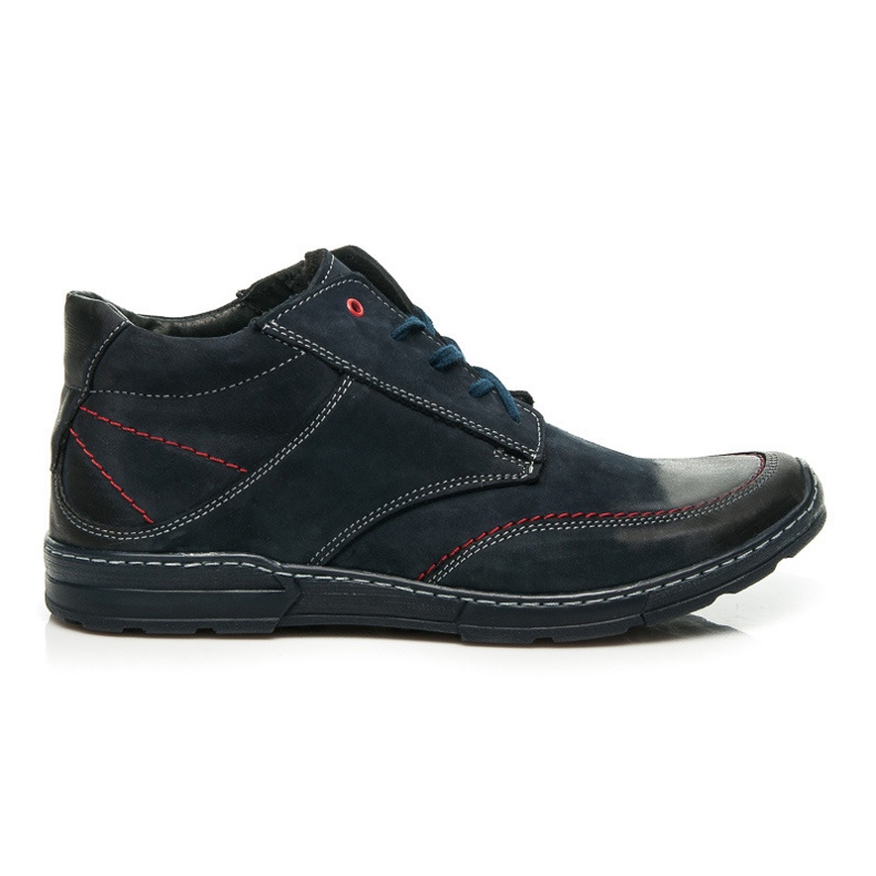 Lucca Calzature da uomo in pelle blu
