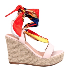 Sandali espadrillas con zeppa Birrel Beige