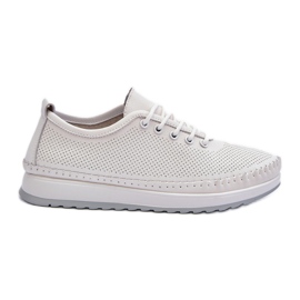 Vinceza Scarpe Sportive in Pelle da Donna Sneakers Bianche Lalnai bianca