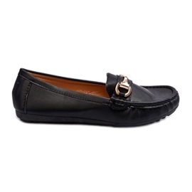 Mocassini Classici da Donna in Ecopelle Nero Demese