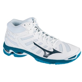 Scarpe da pallavolo Mizuno Wave Voltaggio Mid M V1GA216586 bianco