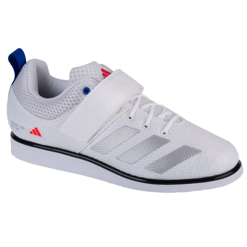 Scarpe da sollevamento pesi Adidas Powerlift 5 ID2474 bianca