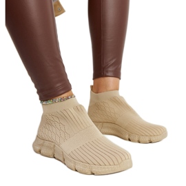 Sneakers sportive leggere beige scuro di Vaclav