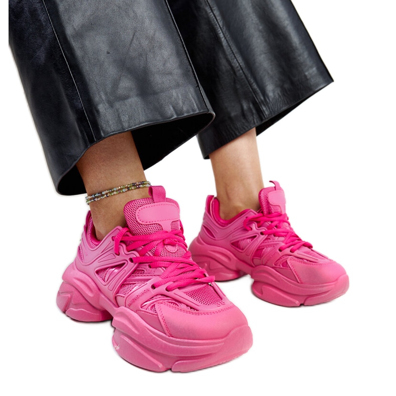Sneakers sportive Feaven rosa scuro
