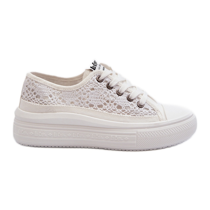 Sneakers da Donna in pizzo Lee Cooper LCW-23-44-1617 Bianco bianca