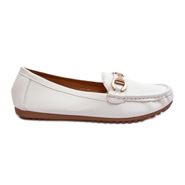 Mocassini Classici da Donna in Ecopelle Bianco Demese