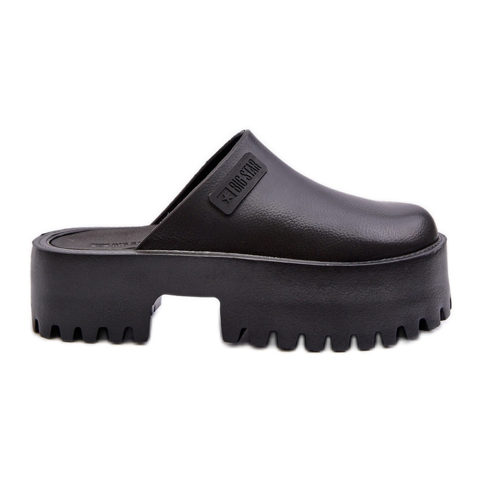 Infradito da donna con suola massiccia Big Star NN274014 Nero